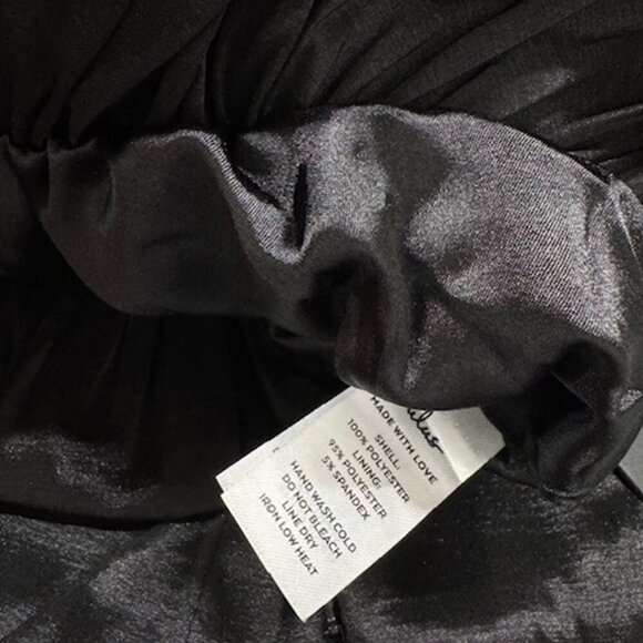 NWT Lulus Own the Spotlight Black Strapless Bubble-Hem Mini Dress - Picture 8 of 8